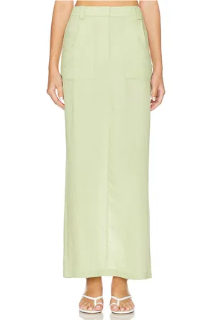 Amanda Uprichard Falda masters en color verde talla L en - Green. Talla L (también en M, XL).