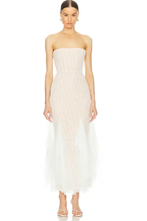 God Save Queens Vestido sin tirantes alizee en color nude talla S en - Nude. Talla S (también en L, XS).
