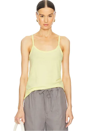 American Vintage Top sin mangas gamipy en color amarillo talla L en - Yellow. Talla L (también en M, S).