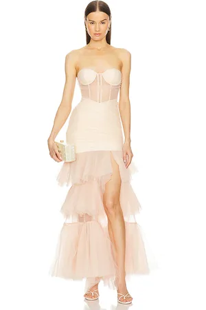 Michael Costello Vestido largo lily en color talla L en - . Talla L (también en M, S, XL).