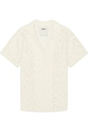 Oas Camisa en color talla L en - Cream. Talla L (también en M, S, XL/1X).