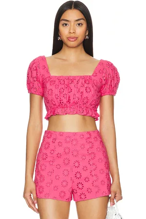 Lovers And Friends Leah top en color fucsia talla M en - Fuchsia. Talla M (también en L, S, XL).