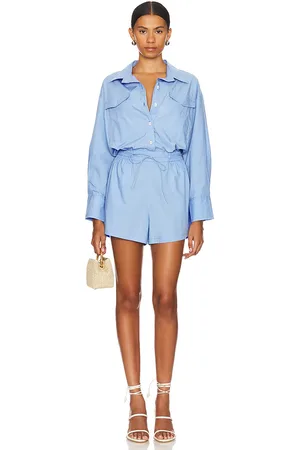 FAITHFULL THE BRAND Isole playsuit en color azul talla L en - Blue. Talla L (también en M, S, XL).