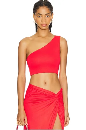AFRM Dusk top en color rojo talla 1X en - Red. Talla 1X (también en 2X, 3X, XL).