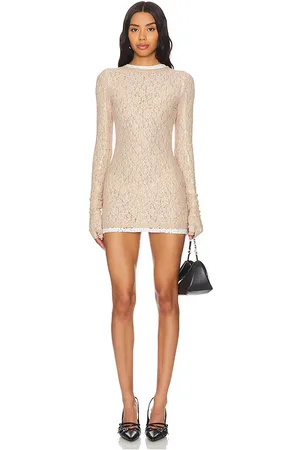 EB DENIM Vestido lombardi en color beige talla L en - Beige. Talla L (también en M).