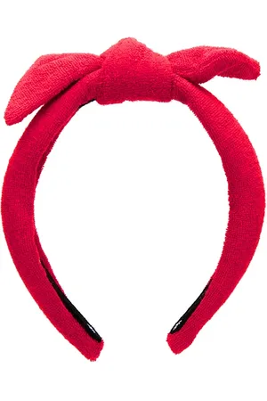 Lele Sadoughi Banda pelo kids bowtie en color rojo talla all en - Red. Talla all.
