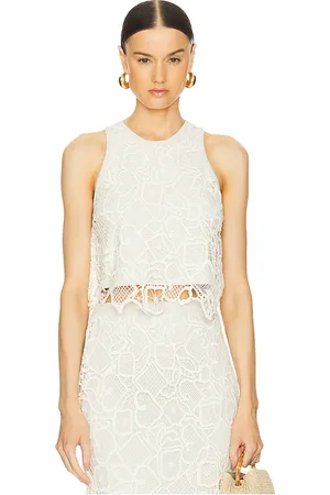 A.L.C. A.l.c lena top en color blanco talla 4 en - White. Talla 4 (también en 6).