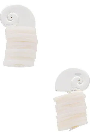 Jenny Pendientes odette en color metálico talla all en - Metallic Silver. Talla all.