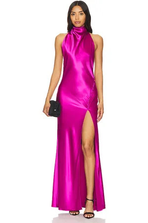 Sau Lee Vestido largo penelope en color fucsia talla 0 en - Fuchsia. Talla 0 (también en 2).