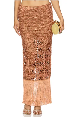 Retrofete Falda naida en color marrón talla M/L en - Brown. Talla M/L (también en XS/S).