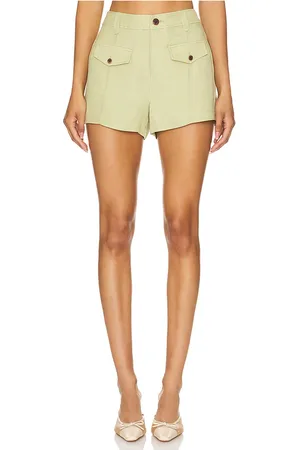 Paige Brittane short en color verde oliva talla 0 en - Olive. Talla 0 (también en 00, 12, 14).