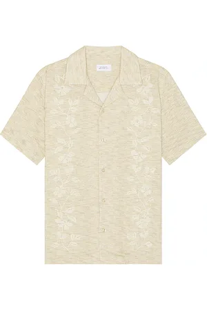 Saturdays NYC Camisa canty en color beige talla M en - Beige. Talla M (también en S).