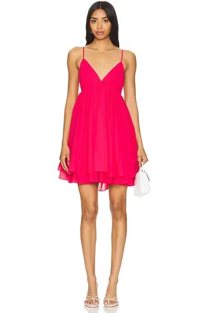 Susana Monaco Vestido string v en color coral talla M en - Coral. Talla M (también en S, XL, XS).