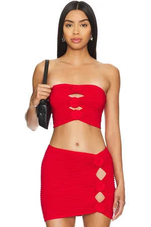 Lovers And Friends Ziona tube top en color talla L en - Red. Talla L (también en M).