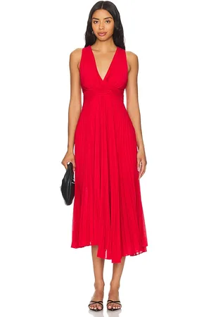 A.L.C. Vestido everly en color rojo talla 0 en - Red. Talla 0 (también en 4, 8).
