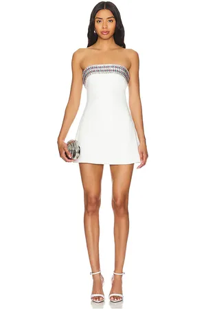 Retrofete Vestido carmen en color talla M en - White. Talla M (también en XL).