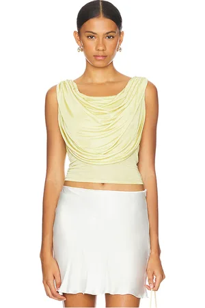 Belle Blusa galla en color amarillo talla XL en - Yellow. Talla XL (también en L).