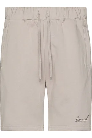 Bound Script jogger shorts en color taupe talla L en - Taupe. Talla L (también en M, S, XL/1X).