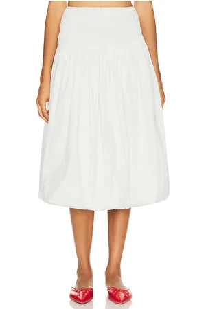 ASTR Falda midi alani en color talla L en - White. Talla L (también en M).