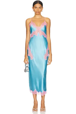 Retrofete Vestido jocelyn en color azul talla M en - Blue. Talla M (también en XL).
