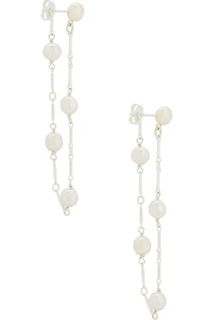 LOREN STEWART Pendientes en color blanco talla all en - White. Talla all.
