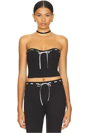 LOBA Noita crop top en color talla M en - Black. Talla M (también en S).