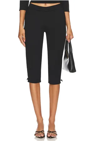 DANIELLE GUIZIO Pantalones capri caria en color talla M en - Black. Talla M (también en XL).