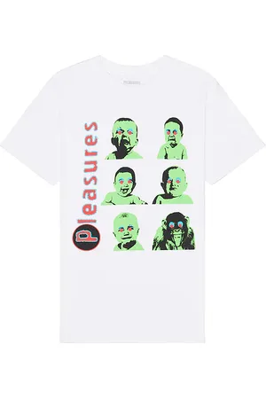 Pleasures Camiseta head en color talla L en - White. Talla L (también en M).