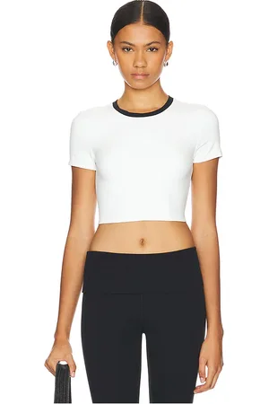 Splits59 Top corto airweight en color blanco talla L en - White. Talla L (también en M, S, XL).