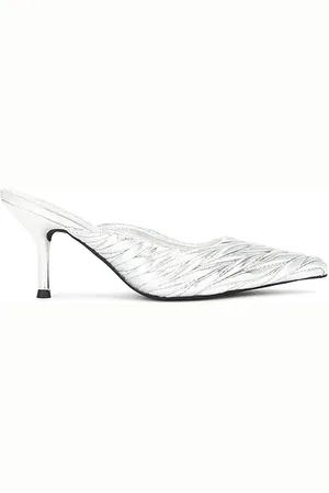 Jeffrey Campbell Pantunfla copin en color metálico talla 10 en - Metallic Silver. Talla 10 (también en 6, 6.5, 8, 8