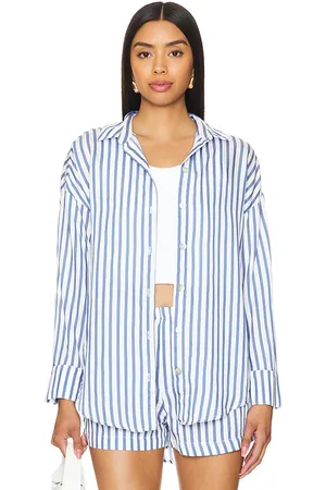 Bella Dahl Camisa botones boyfriend en color azul talla S en - Blue. Talla S (también en XS).