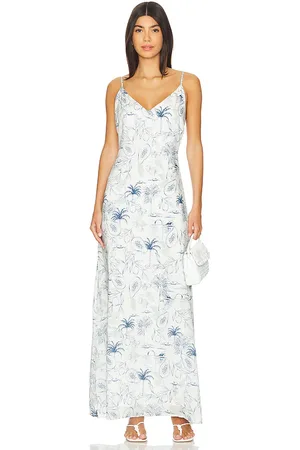 SNDYS Maxivestido pomelo en color blanco talla L en - White. Talla L (también en XXL).