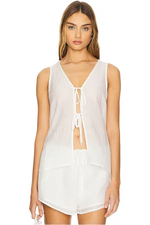 SNDYS Bijou top en color ivory talla XS en - Ivory. Talla XS (también en XXS).