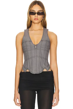 Miaou Corsé dolly en color gris talla L en - Grey. Talla L (también en S, XS).