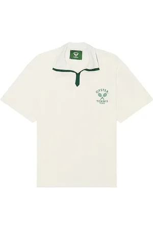 OYSTER Tennis club on court & off court polo en color blanco talla L en - White. Talla L (también en M, S, XL/1X).