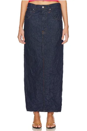 Cotton Citizen Falda maxi gia en color denim-dark talla 23 en - Denim-Dark. Talla 23 (también en 24, 25, 26).
