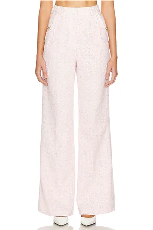 Amanda Uprichard Pantalones jane en color rosado talla L en - Pink. Talla L (también en M, S, XS).