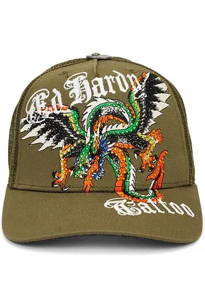 ED HARDY Sombrero en color talla all en - Olive. Talla all.