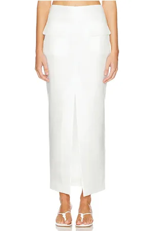 Nicholas Falda tubo carmella front split en color blanco talla 4 en - White. Talla 4 (también en 6).
