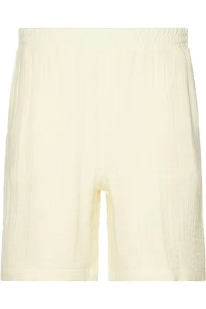 Daily paper Enzi seersucker shorts en color amarillo limon talla L en - Lemon. Talla L (también en M, S).