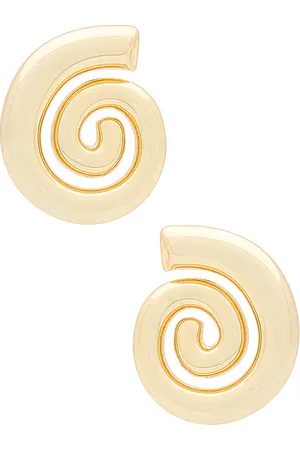 8 Other Reasons Pendientes spiral en color oro metálico talla all en - Metallic Gold. Talla all.
