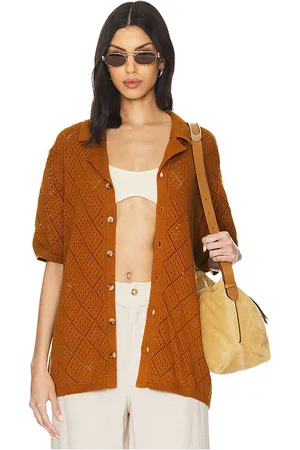 WAO Camisa en color talla M en - Brown. Talla M (también en L, S, XS).