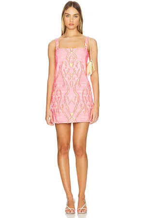 ALEXIS Minivestido koa en color rosado talla S en - Pink. Talla S (también en XS).