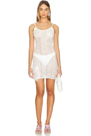 SNDYS Minivestido enzoni en color blanco talla L en - White. Talla L (también en M, S, XL, XS, XXL).