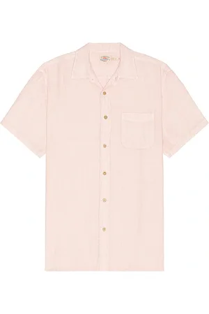 Faherty Camisa palma en color rosado talla M en - Pink. Talla M (también en S).