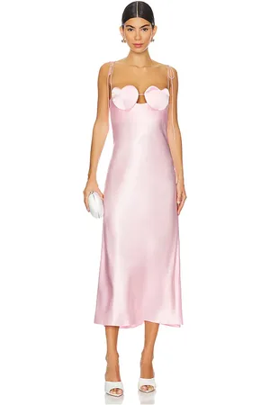 Anna October Vestido midi amur en color talla L en - Pink. Talla L (también en S).