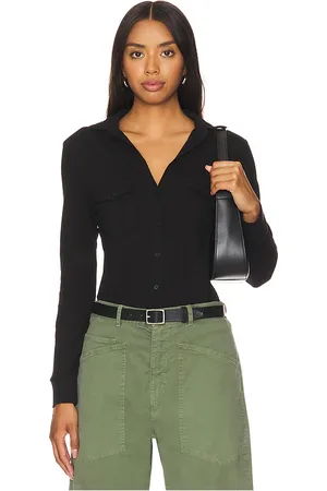 NILI LOTAN Camisa laim en color negro talla M en - Black. Talla M (también en S, XS).