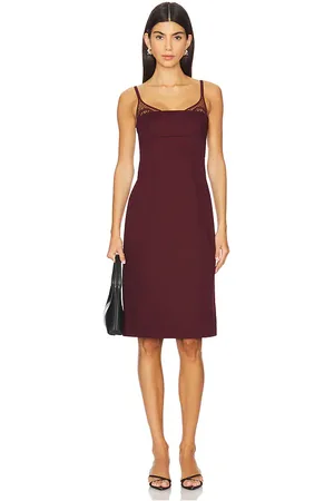 CLEA Vestido arlet en color burgundy talla M en - Burgundy. Talla M (también en S, XS).