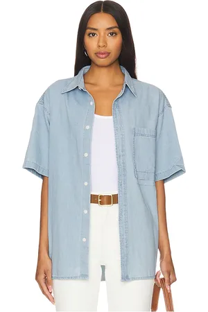 WAO Camisa en color azul talla M en - Blue. Talla M (también en XL/1X).