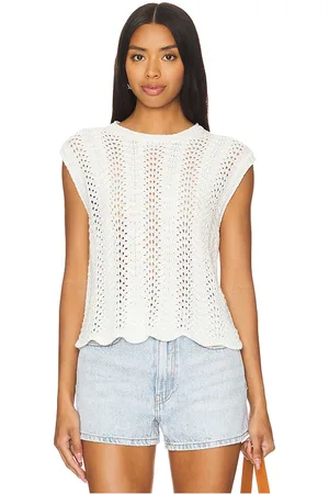 27 miles malibu Anora top en color blanco talla XL en - White. Talla XL (también en XS).